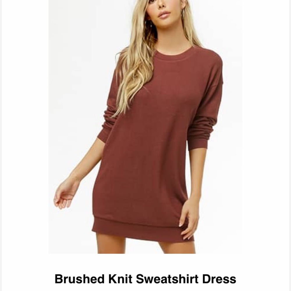 Forever 21 sweatshirt dress